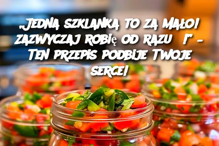 „Jedna szklanka to za mało! Zazwyczaj robię od razu 5!” – Ten przepis podbije Twoje serce!