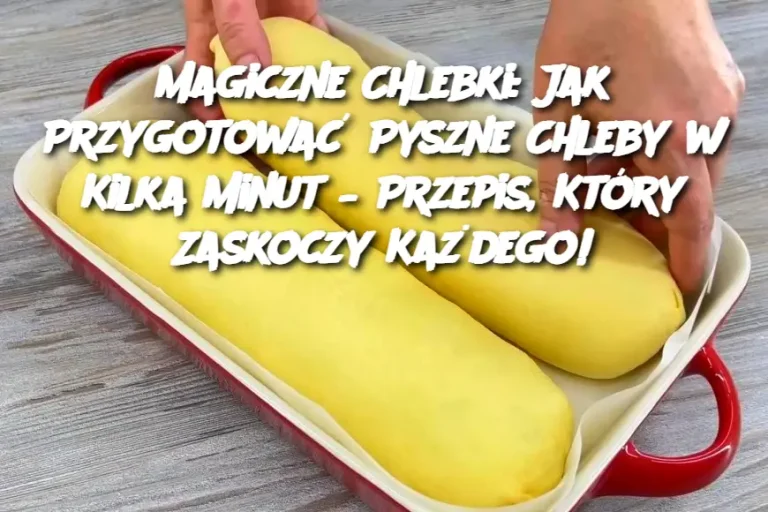 Magiczne Chlebki: Jak Przygotować Pyszne Chleby w Kilka Minut – Przepis, Który Zaskoczy Każdego!