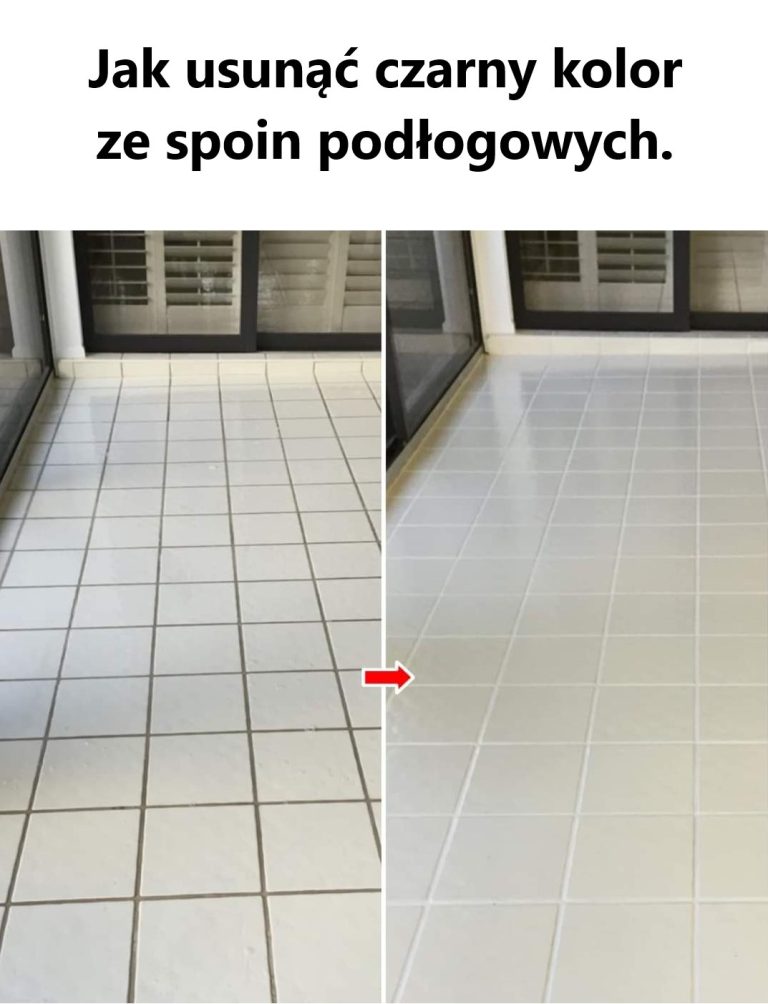 Odkryj Prosty Trik na Usuwanie Czarnego Koloru ze Spoin Podłogowych – Domowy Sposób, Który Odmieni Wygląd Twojej Podłogi!