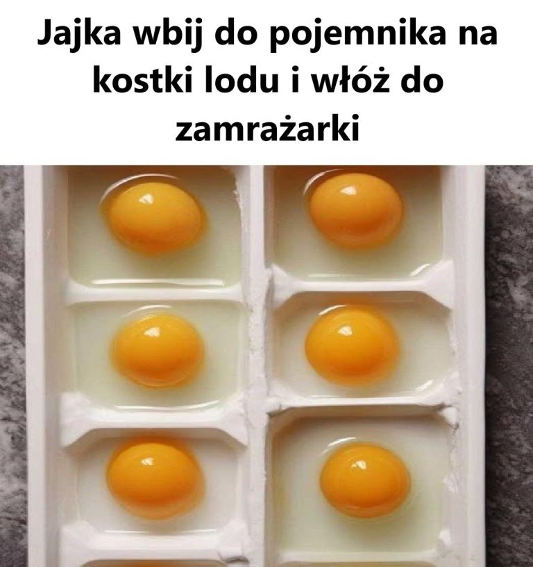 Wbij jajka do foremki na kostki lodu i włóż do zamrażarki. Oto dlaczego ten trik podbija internet!