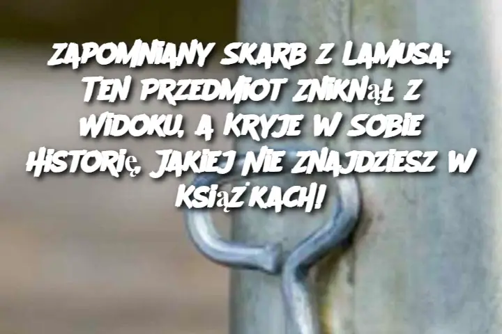 Zapomniany Skarb z Lamusa: Ten Przedmiot Zniknął z Widoku, a Kryje w Sobie Historię, Jakiej Nie Znajdziesz w Książkach!