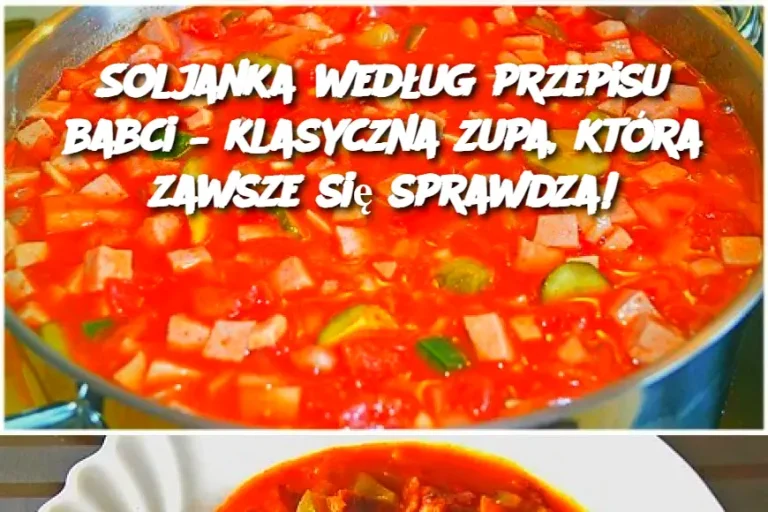 Soljanka według przepisu babci – klasyczna zupa, która zawsze się sprawdza!