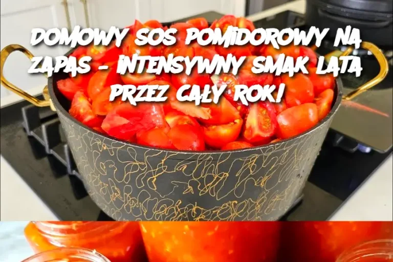 Domowy sos pomidorowy na zapas – intensywny smak lata przez cały rok!