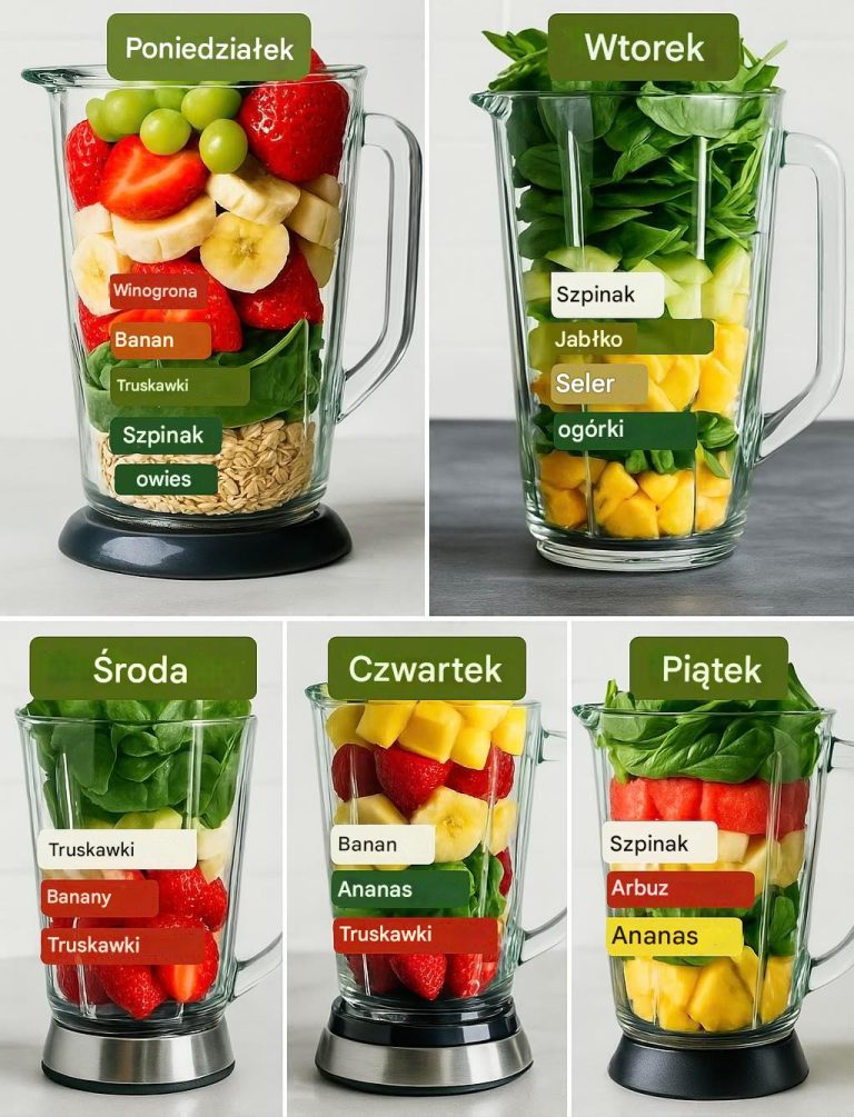 🥤 Energia w Szklance: 5-Dniowy Program Smoothie na Lekkie Ciało i Lepsze Samopoczucie
