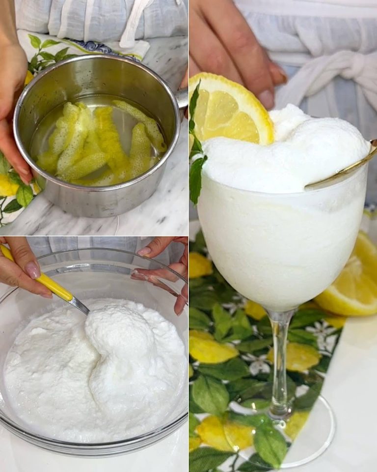 Sorbet cytrynowy: świeży, gaszący pragnienie, idealny na lato!
