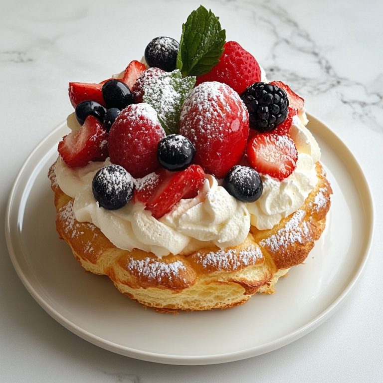 🍰 Tort Ptysiowy – Lekkie Ciasto z Niespodzianką 🎉
