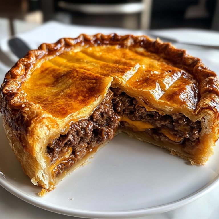 Tarta z cheeseburgerem