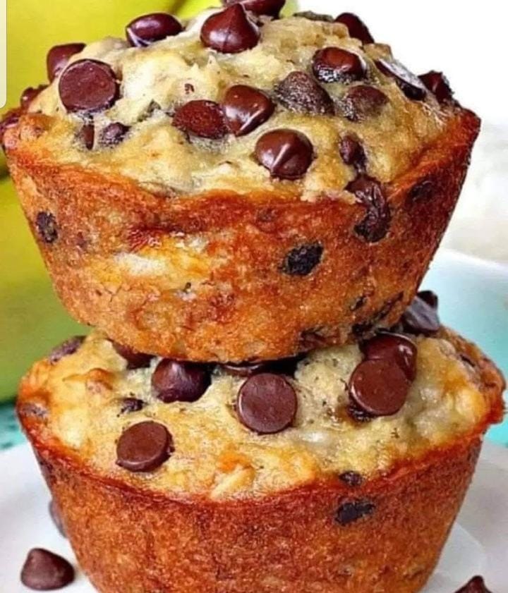 Muffinki bananowo-czekoladowe