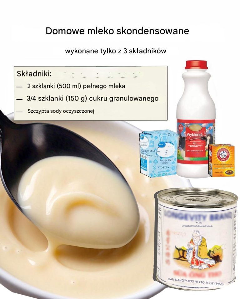 Domowe mleko zagęszczone (8 uncji) Tylko 3 składniki