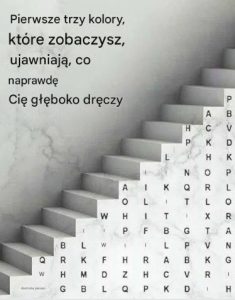 Odkryj Ukryte Przeżycia: Co Oznaczają Pierwsze Kolory, Które Zobaczysz?