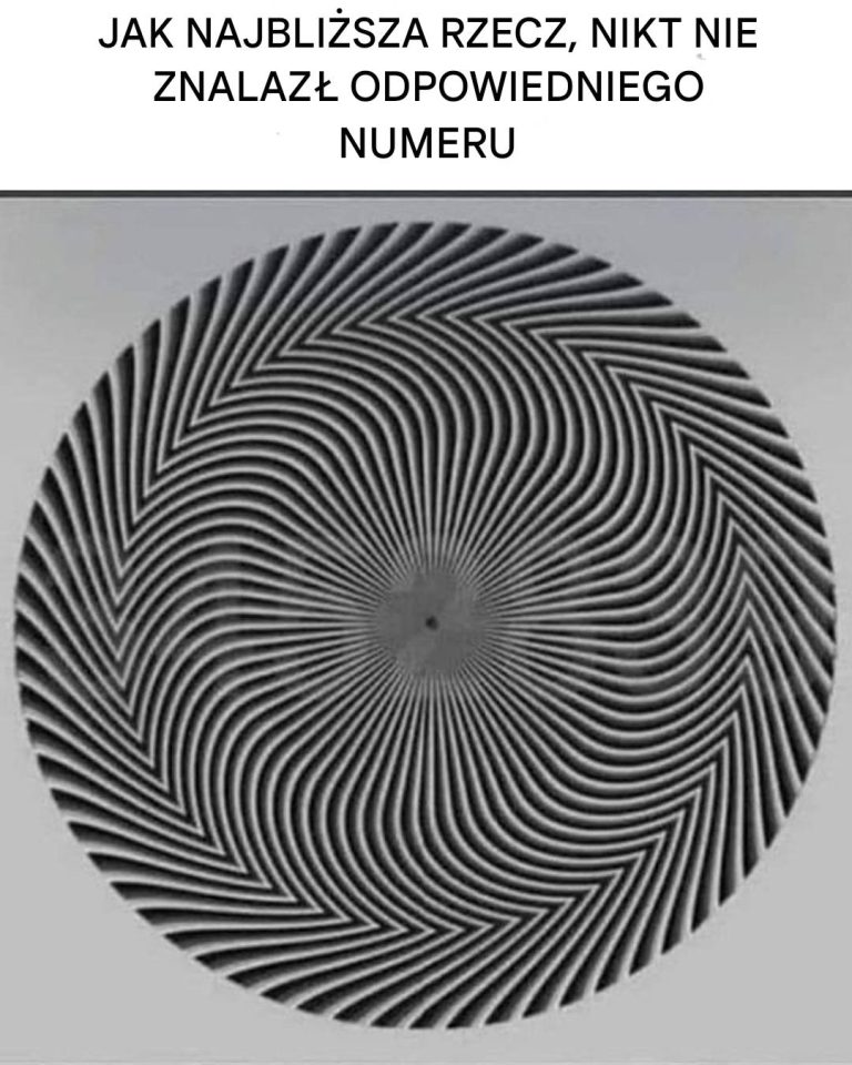 Do tej pory prawie nikt nie znalazł ODPOWIEDNIEGO NUMERU