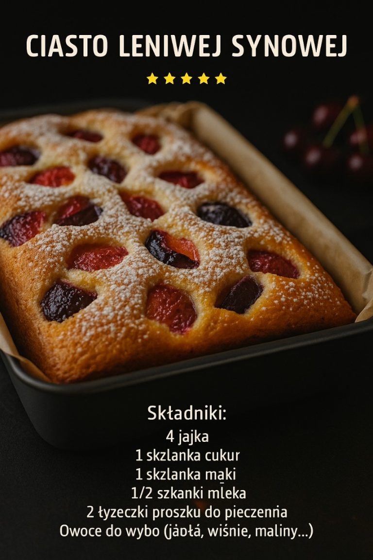 Ciasto Leniwej Synowej