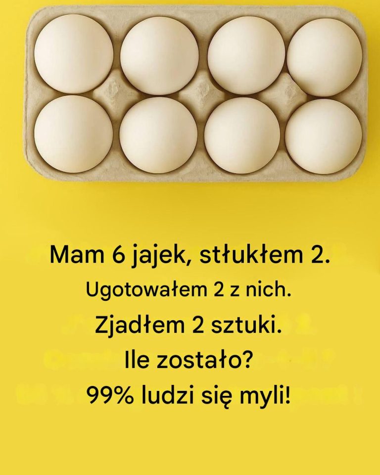 60 / 5 000 Ile jajek zostało? Zagadka, która blokuje 99% ludzi