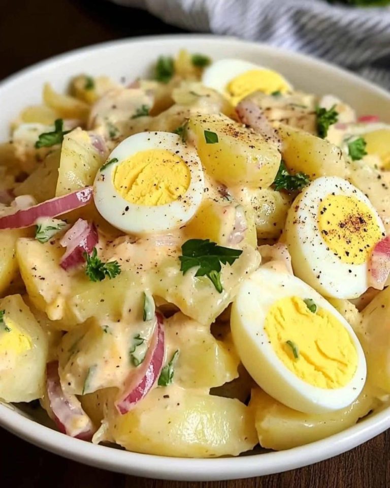 🥔 Sałatka ziemniaczano-jajeczna: świeża i smaczna!