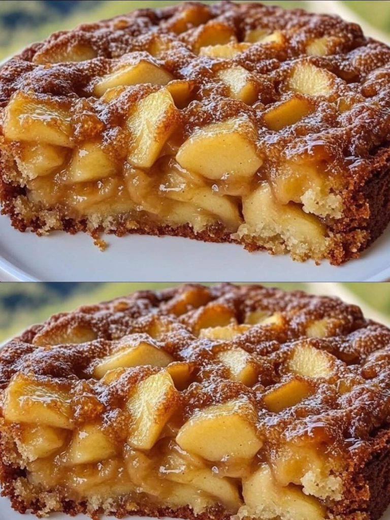 Szwedzki placek jabłkowy: Ulubiony przepis całej rodziny, który zawsze znika jako pierwszy! 🇸🇪🍎