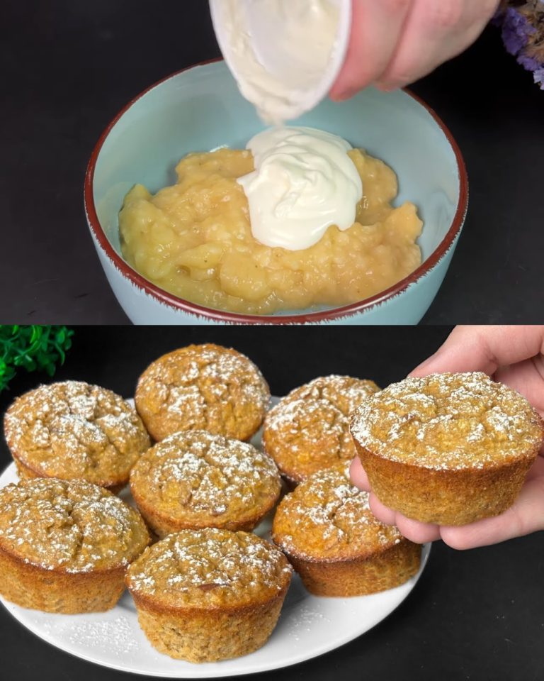 Zdrowy dwuskładnikowy deser owsiany z bananem