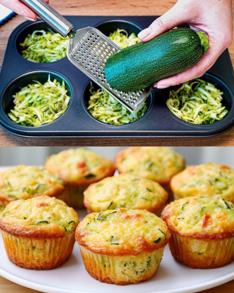 Wyśmienite muffiny z cukinii i ziemniaków z orzeźwiającym sosem ogórkowym