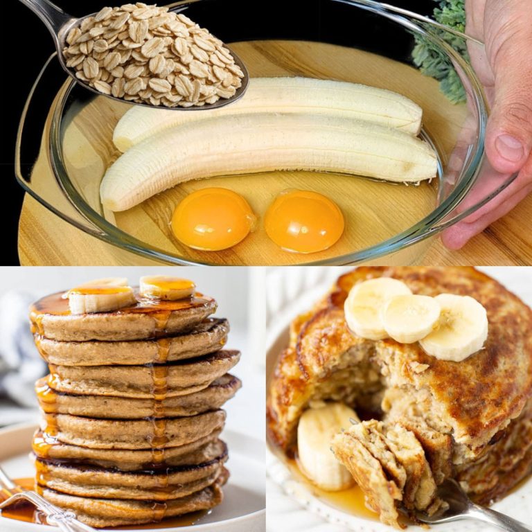 ❗️ Wymieszaj płatki owsiane z bananami i jajkami! Deser bez pieczenia w 5 minut