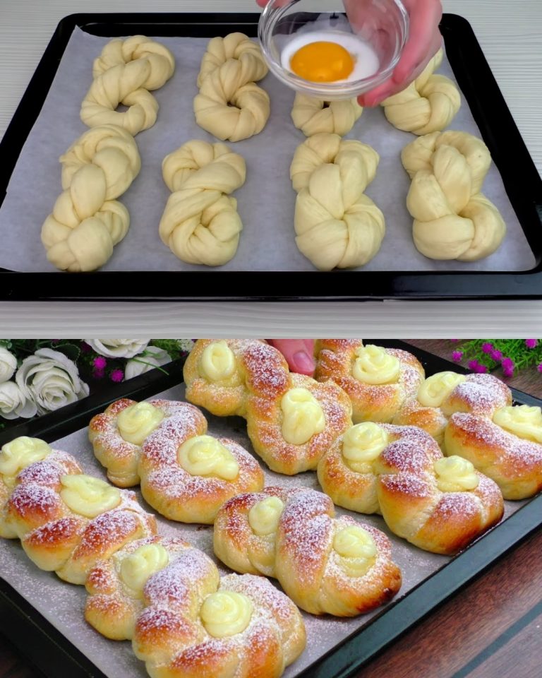 Przepis na słodki chleb z kremem