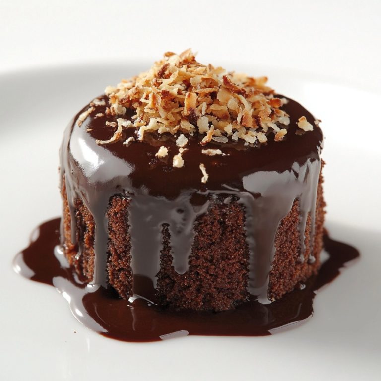 🍫 Fondant czekoladowo-kokosowy
