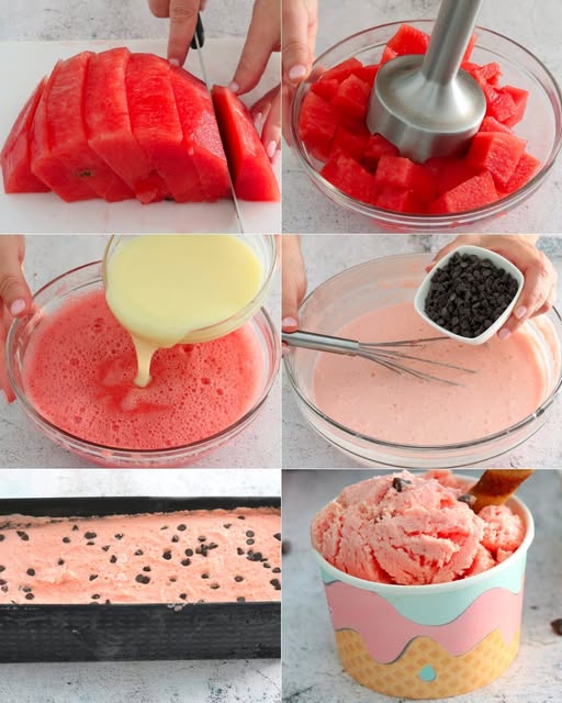 Lody arbuzowe