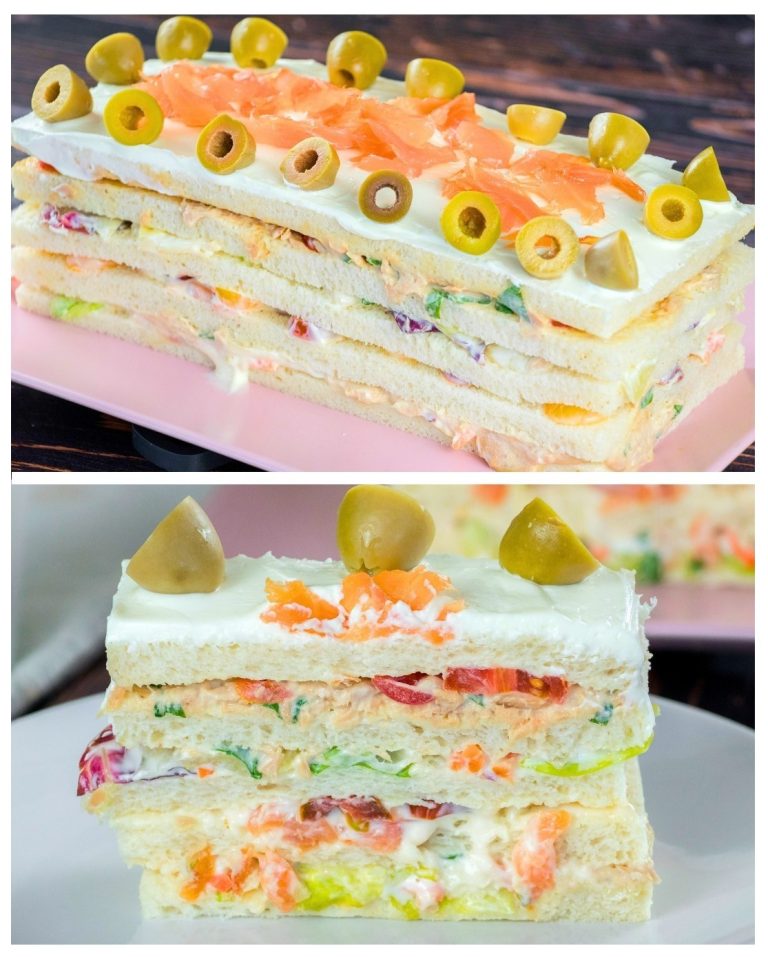 Tort kanapkowy: Piękny i super pyszny!