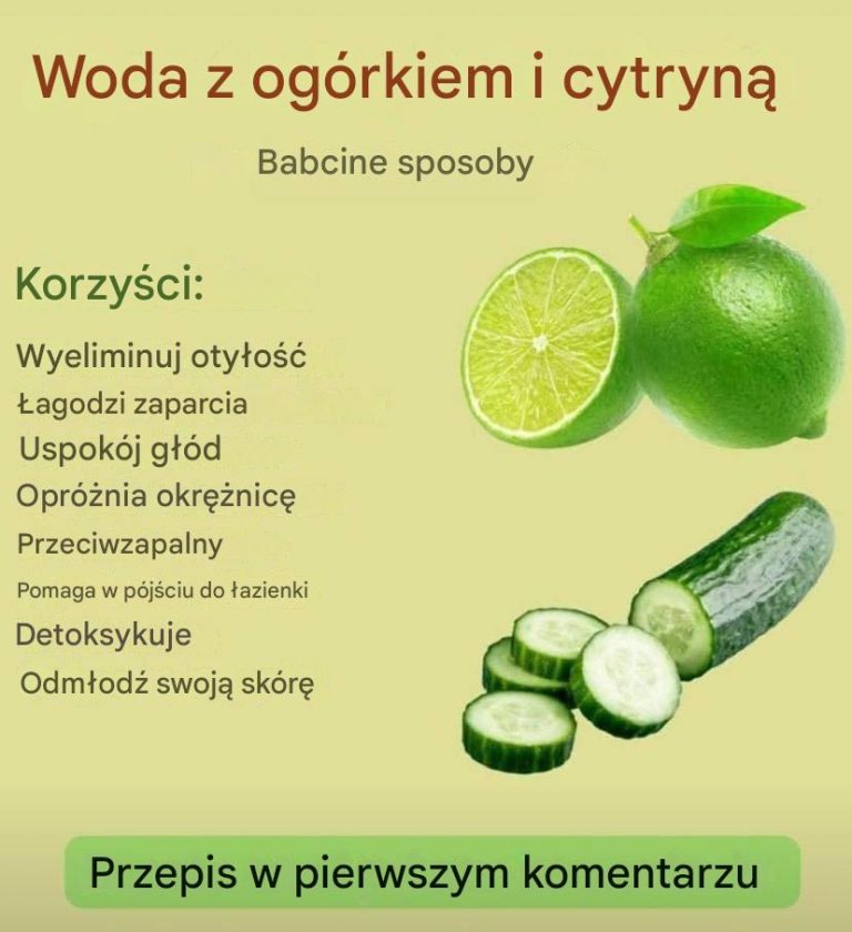 Ogórek i cytryna: idealne połączenie, które naturalnie poprawi Twoje zdrowie