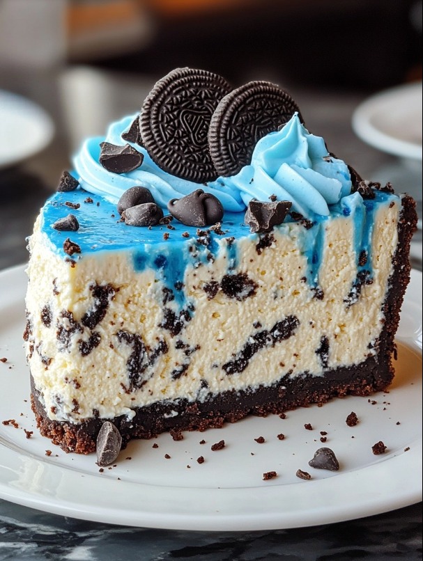 Sernik Cookie Monster