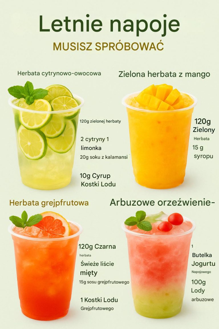Letnie napoje, których musisz spróbować