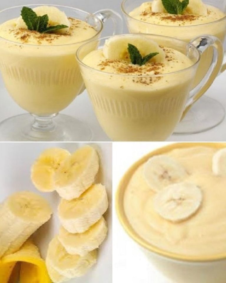 Mój niesamowity deser z kremem bananowo-cynamonowym. Jeśli Ci się spodobał, daj nam znać „CZEŚĆ” i „POLUB” OBEJRZYJ