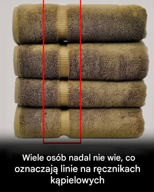 Co oznaczają linie na ręcznikach kąpielowych? Odkrywamy tajemnicę codziennego przedmiotu