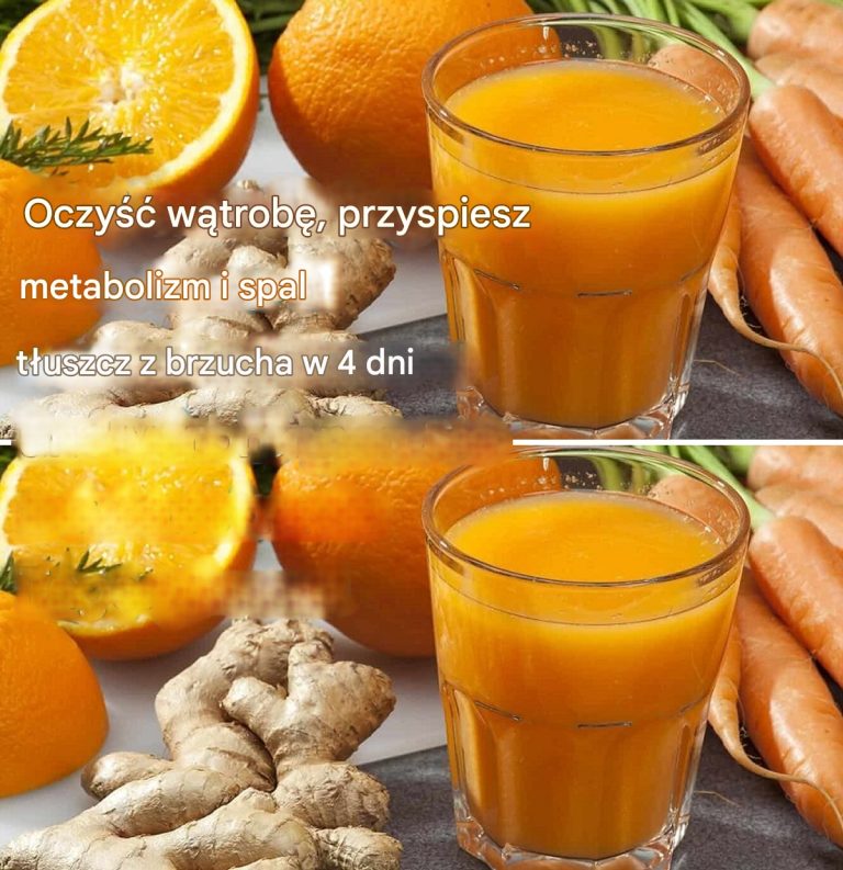 Koktajl, który oczyści Twoją wątrobę, przyspieszy metabolizm i spali tłuszcz z brzucha w 4 dni