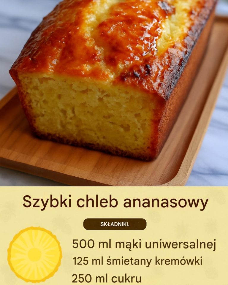 Ten chleb jest tak dobry, że u mnie w domu przetrwał tylko 30 minut! Szybki chleb ananasowy