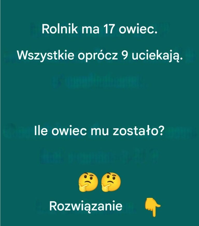 Zagadka matematyczna