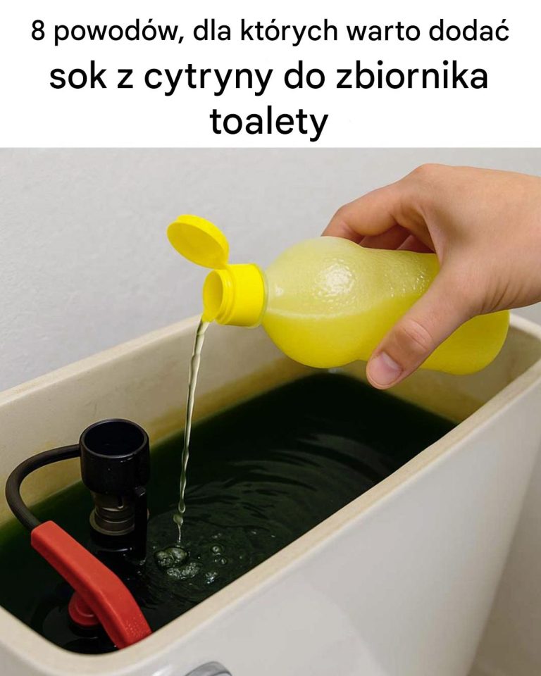 8 powodów, dla których warto dodać sok z cytryny do zbiornika toalety