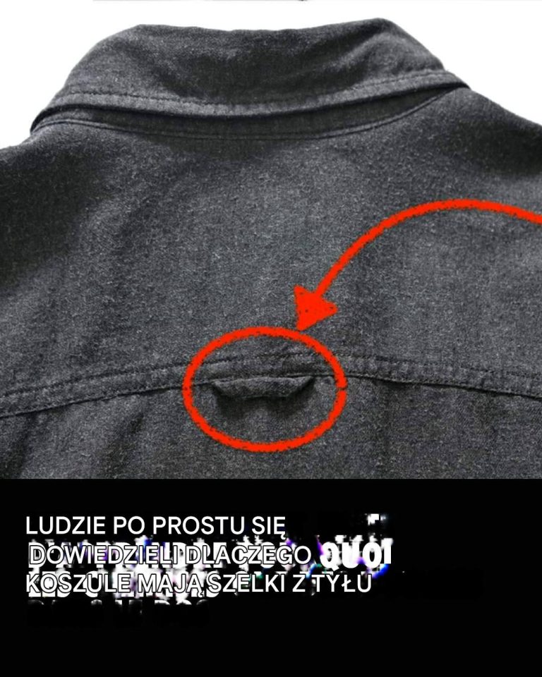 Do czego służą szlufki z tyłu koszul zapinanych na guziki?