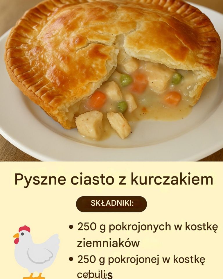 Pyszny placek z kurczakiem Główne składniki