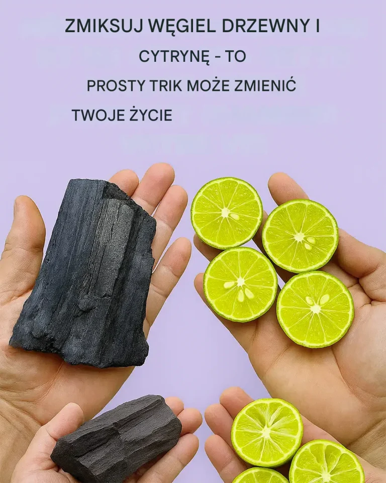 Cytryna i węgiel drzewny: mieszanka o wielu zaletach