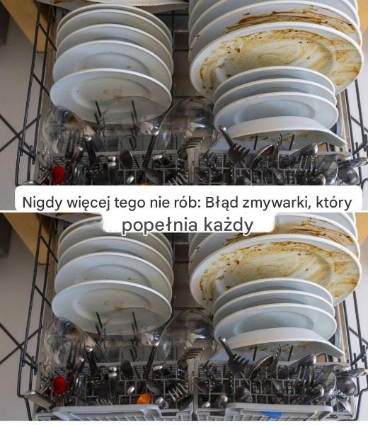 Nigdy więcej tego nie rób: Błąd zmywarki, który popełnia każdy