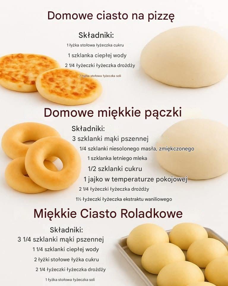 Idealne ciasto: niezbędna baza do udanych domowych pizz, pączków i bułek
