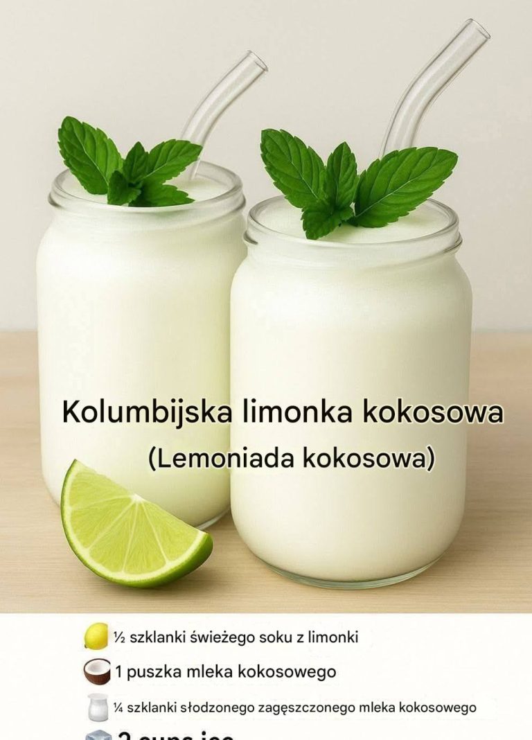 Kolumbijska limonka kokosowa (Limonada de Coco)