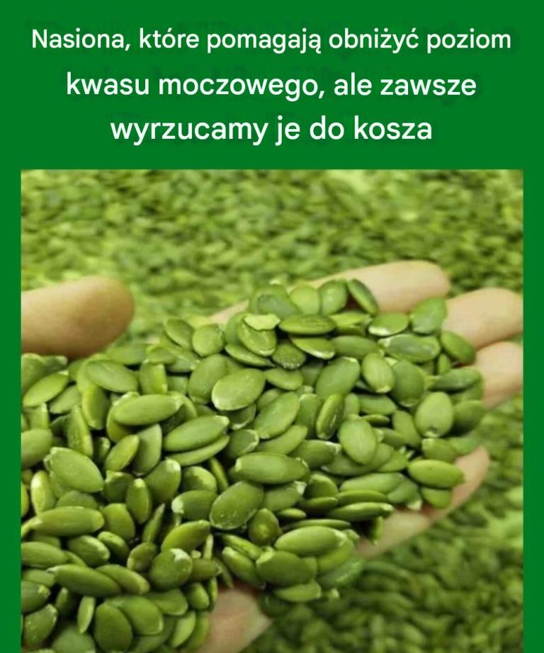 Nasiona, które pomagają obniżyć poziom kwasu moczowego, a które zawsze wyrzucamy do kosza