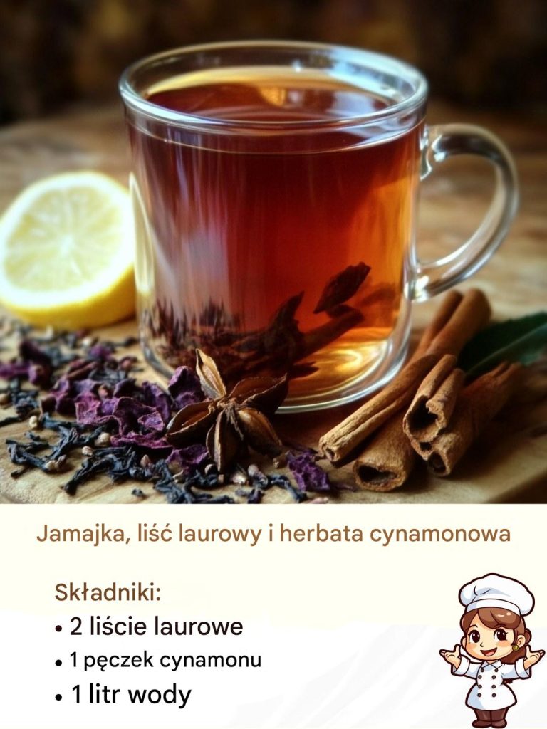 Jamajska herbata, laur i cynamon