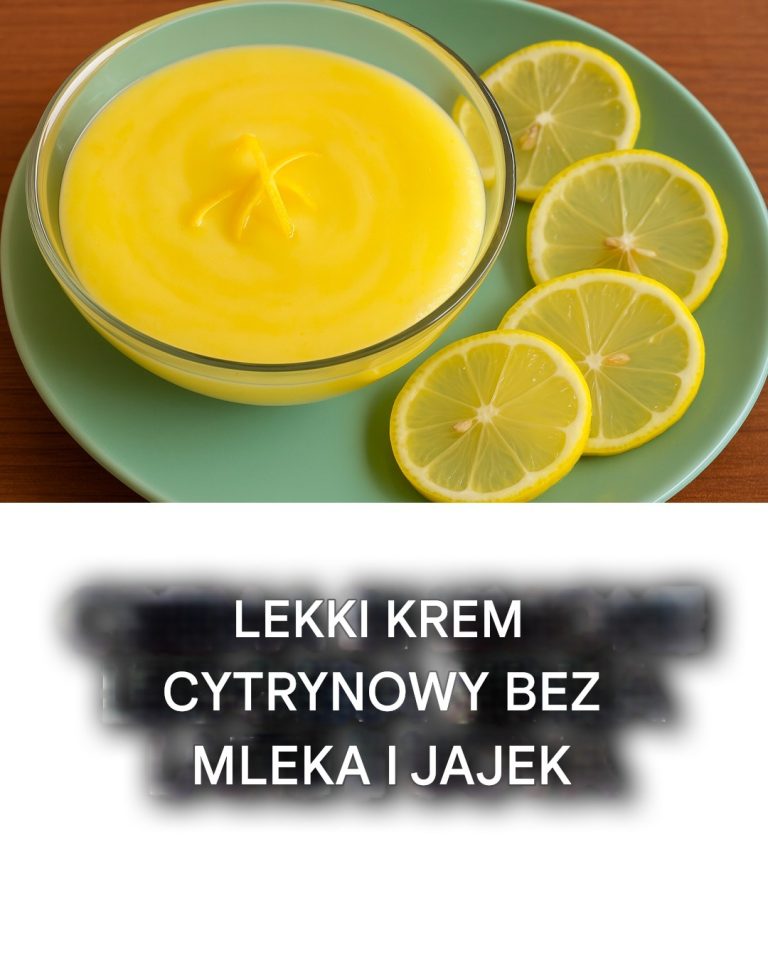 Krem cytrynowy bez mleka i jajek: przepis lekki i bez alergenów