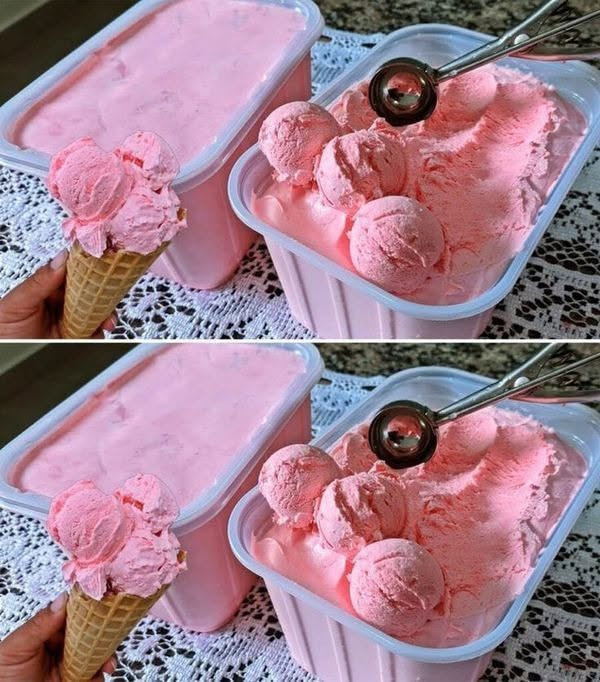Łatwy przepis na domowe lody truskawkowe 🍨 (tylko 3 składniki)
