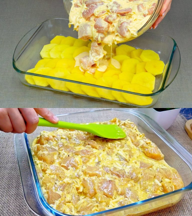 So lecker, dass ich dreimal die Woche koche, Hähnchen Kartoffel Gratin