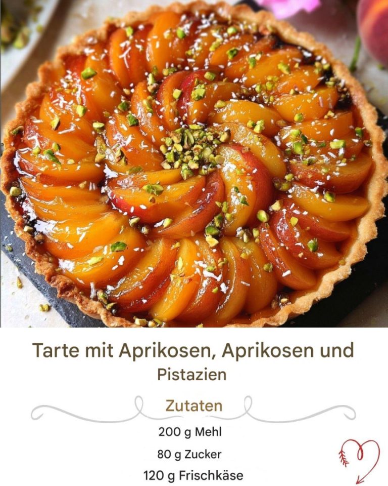 Tarta z morelami, migdałami i pistacjami: owocowa i pyszna uczta