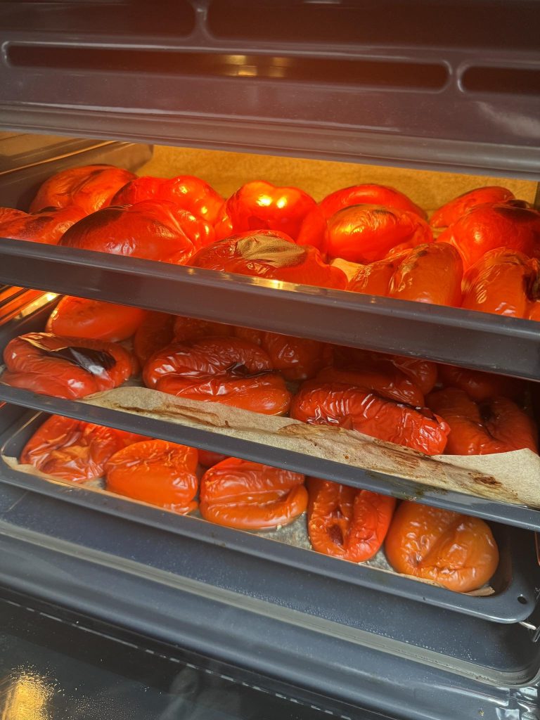 Papryka pieczona, bez skórki z zalewie octowej