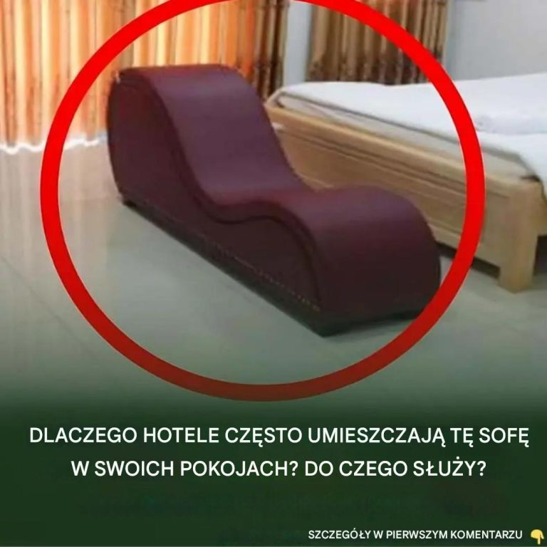 Sekrety tajemniczej sofy w pokoju hotelowym