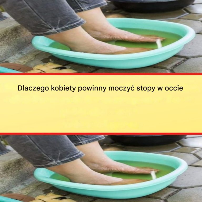 Dlaczego kobiety powinny moczyć stopy w occie
